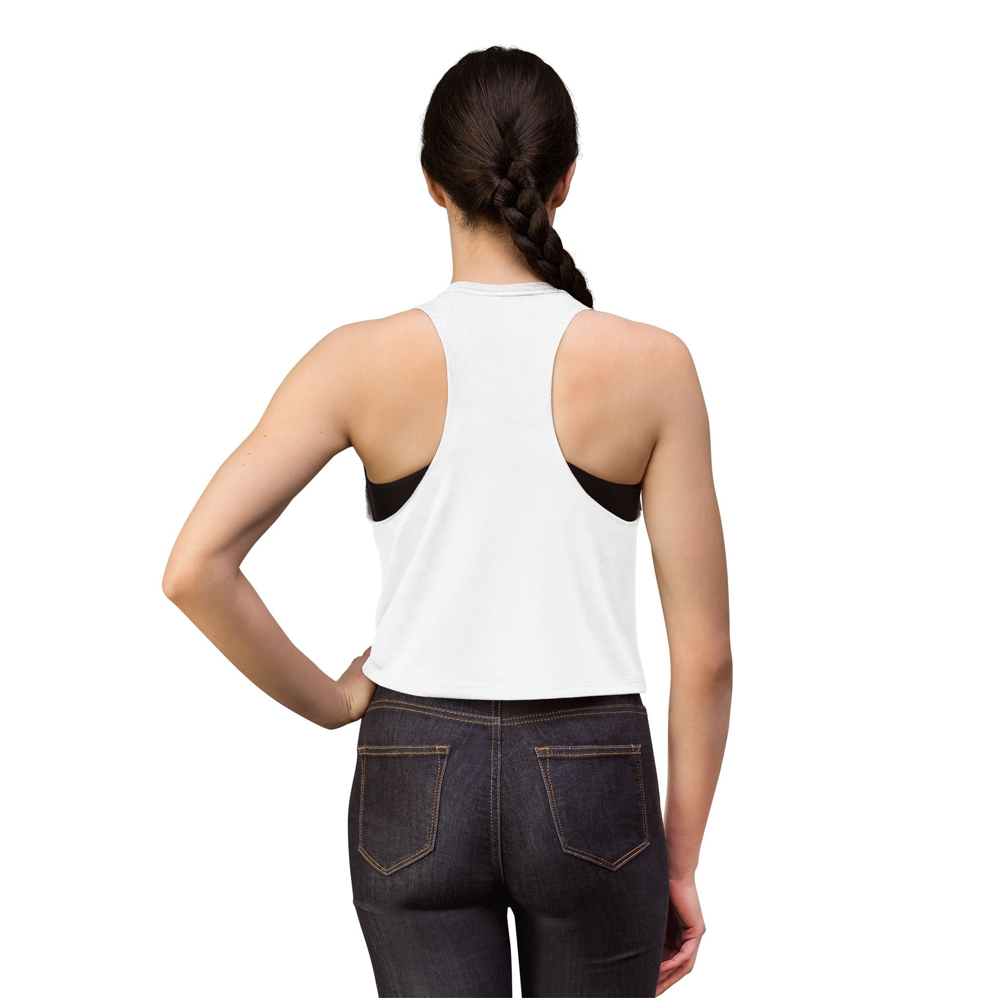 Women's Crop Top — 'CARNAL ART' Graphic Cropped Tank Top