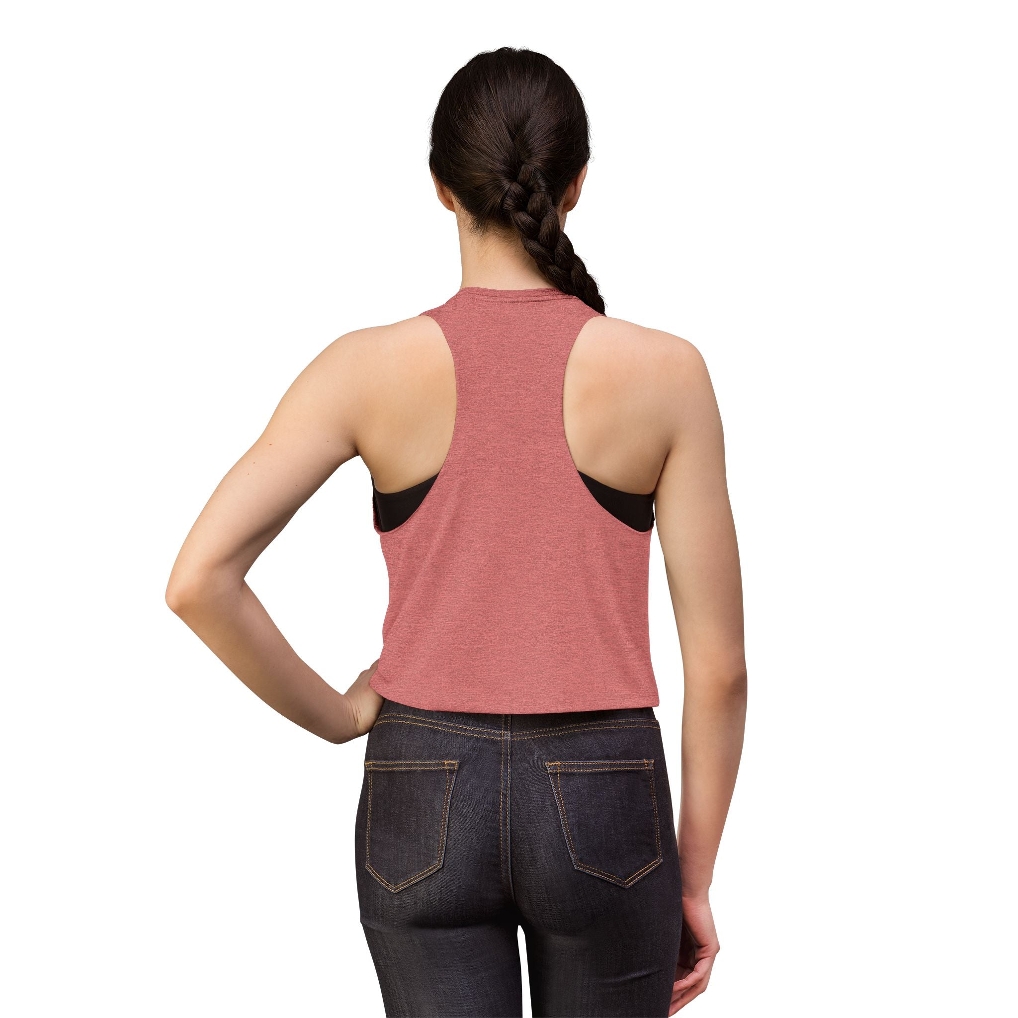 Women's Crop Top — 'CARNAL ART' Graphic Cropped Tank Top